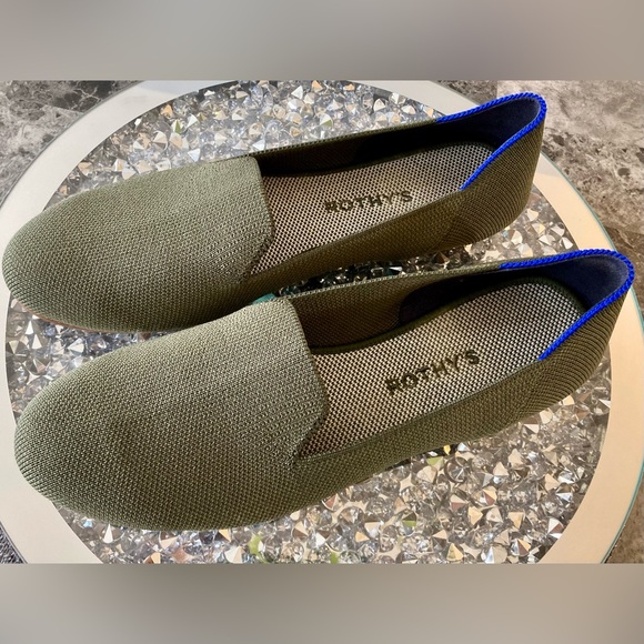 Rothy’s Cypress Green The Loafer Slip-On Flat WM SZ8W Sustainable Preppy Career - Picture 3 of 15